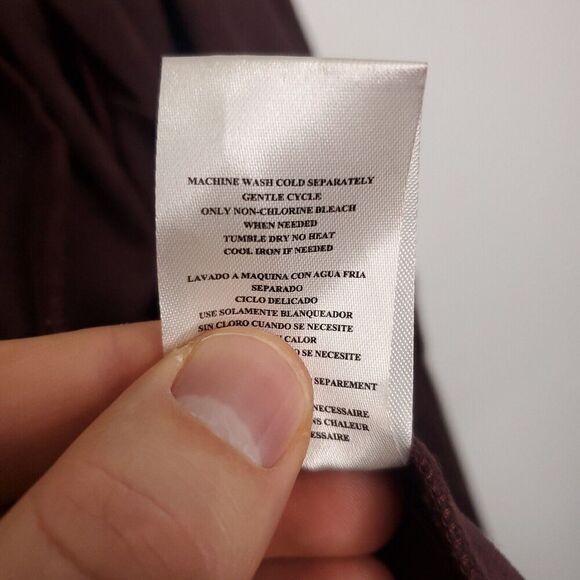 Kut From The Kloth Jacket Womens M Suede Soft Unlined Burgundy Draped Front - Picture 8 of 10